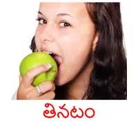 తినటం Bildkarteikarten