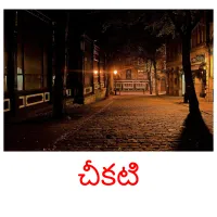 చీకటి picture flashcards