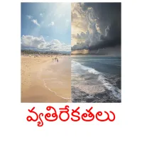 వ్యతిరేకతలు picture flashcards