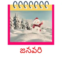 జనవరి picture flashcards