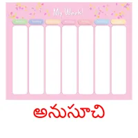 అనుసూచి picture flashcards