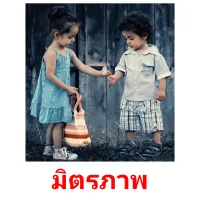 มิตรภาพ picture flashcards