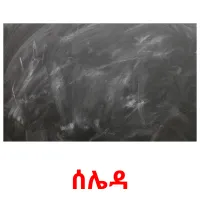 ሰሌዳ flashcards illustrate