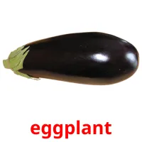 eggplant picture flashcards