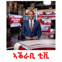 ኣቕራቢ ቲቪ flashcards illustrate