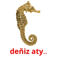 deňiz aty.. Tarjetas didacticas