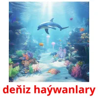 deňiz haýwanlary Tarjetas didacticas
