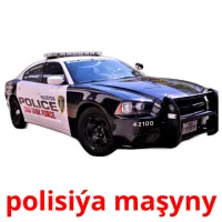 polisiýa maşyny picture flashcards