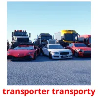 transporter transporty picture flashcards