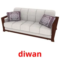 diwan picture flashcards