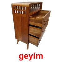 geyim picture flashcards