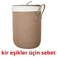 kir eşikler üçin sebet picture flashcards