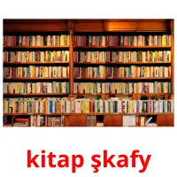 kitap şkafy picture flashcards