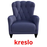 kreslo picture flashcards