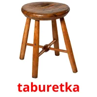 taburetka picture flashcards