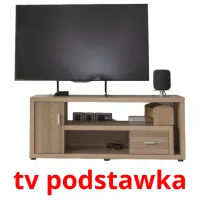 tv podstawka picture flashcards
