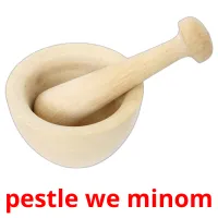 pestle we minom billedkort for børn med billeder