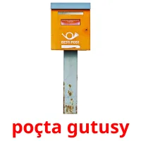 poçta gutusy flashcards illustrate