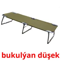 bukulýan düşek flashcards illustrate