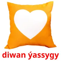 diwan ýassygy flashcards illustrate