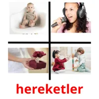 hereketler picture flashcards
