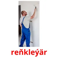 reňkleýär picture flashcards