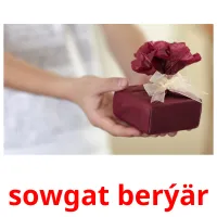 sowgat berýär picture flashcards