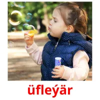 üfleýär picture flashcards