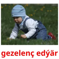 gezelenç edýär bildekort