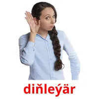 diňleýär picture flashcards