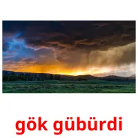gök gübürdi billedkort for børn med billeder