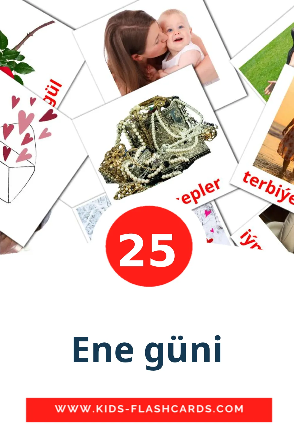 25 Ene güni lasten kuvakortti päiväkodille turkmeniksi