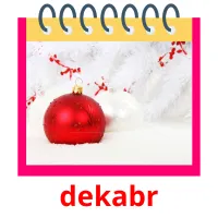 dekabr picture flashcards