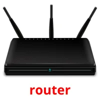 router Bildkarten für Kinder