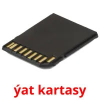 ýat kartasy Bildkarten für Kinder