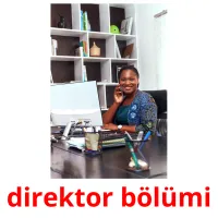 direktor bölümi billedkort for børn med billeder