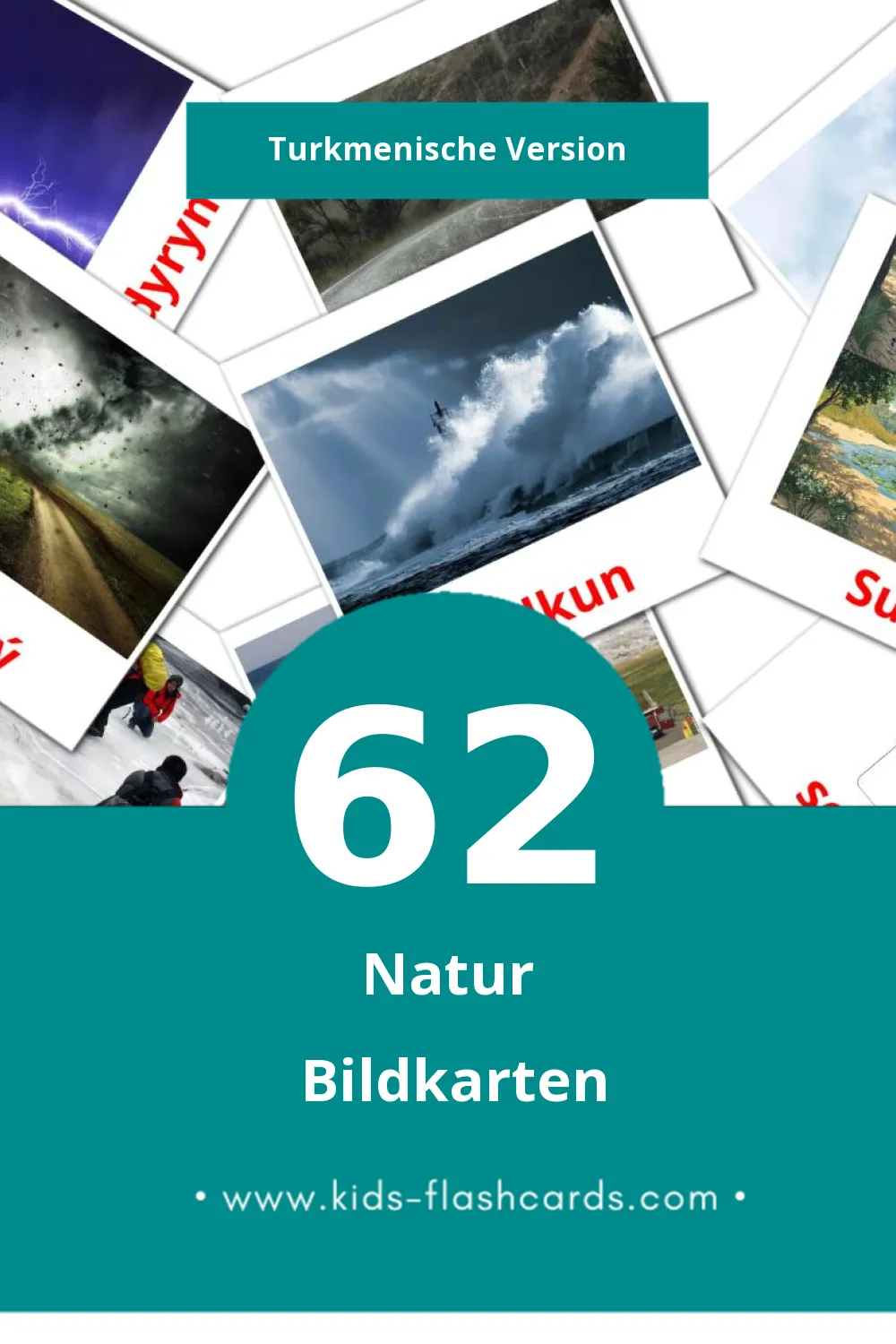 Visual Elektronika Flashcards für Kleinkinder (116 Karten in Turkmenisch)