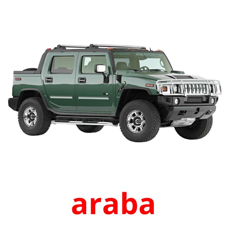 araba picture flashcards