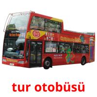 tur otobüsü picture flashcards