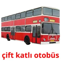 çift katlı otobüs Tarjetas didacticas