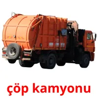 çöp kamyonu Tarjetas didacticas