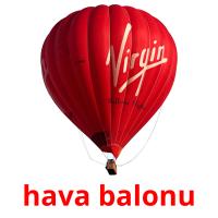hava balonu picture flashcards