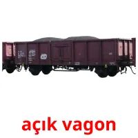 açık vagon Bildkarteikarten