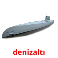 denizaltı flashcards illustrate