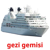 gezi gemisi Tarjetas didacticas