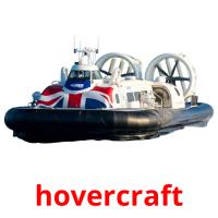 hovercraft Tarjetas didacticas