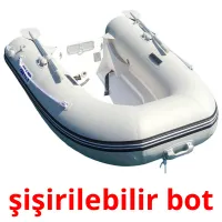 şişirilebilir bot flashcards illustrate