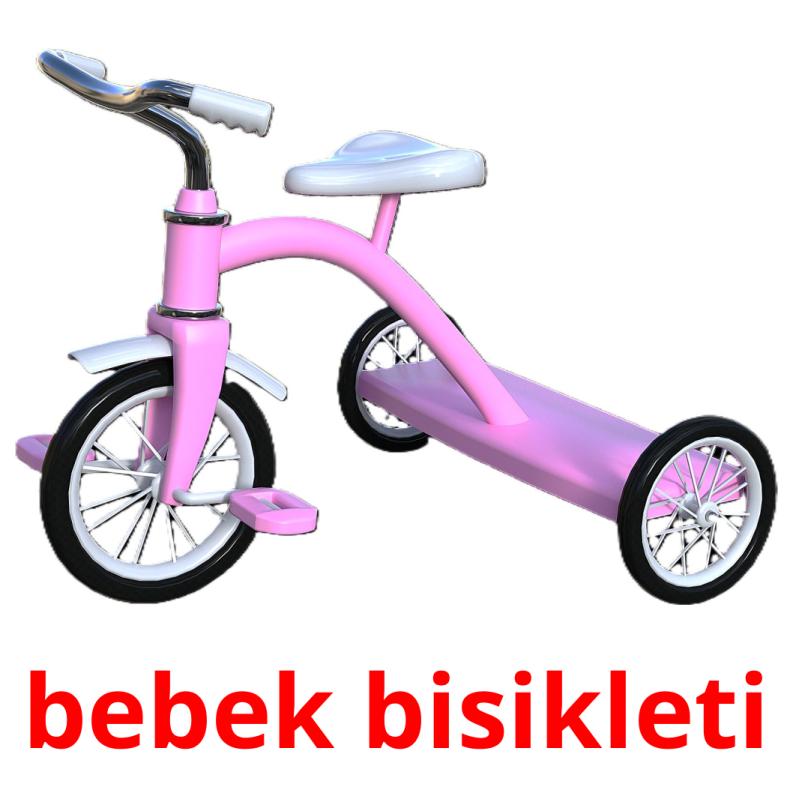 bebek bisikleti Tarjetas didacticas