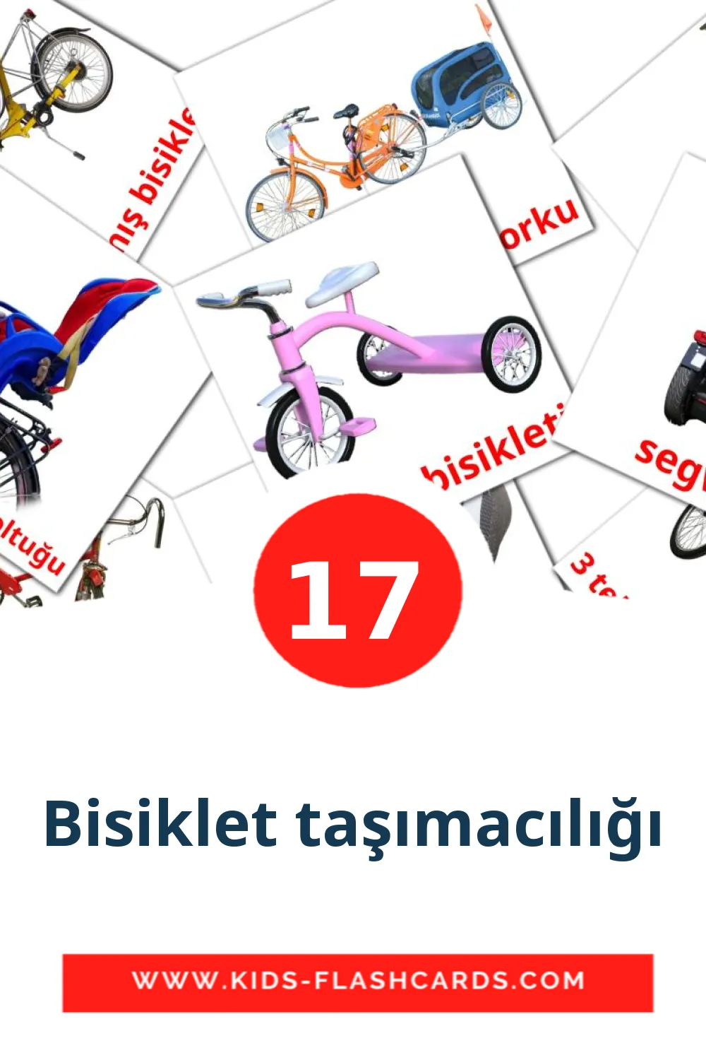 Bisiklet taşımacılığı на турецком для Детского Сада (17 карточек)