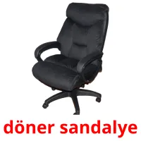 döner sandalye Bildkarteikarten